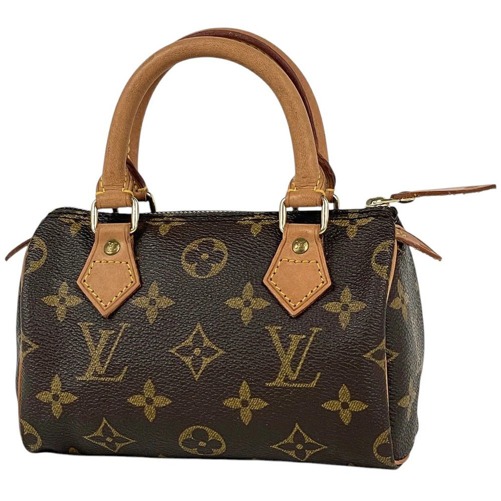 Louis Vuitton Speedy Shopping Handbag Monogram Brown
